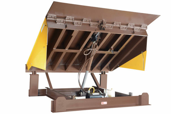 Werkstatt Automatische Dock Plate Dock Tür Leveler 25000-40000LBS sicheres Design anpassbare Plattform Größe Sicherheitsketten