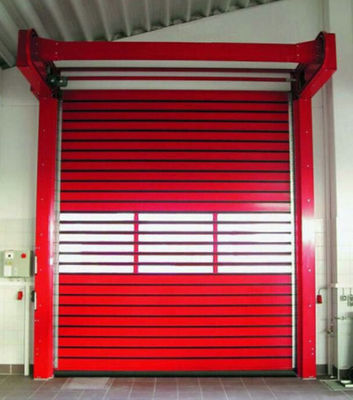 Aluminiumtransparente Hochgeschwindigkeits-Spirale Tür Stromversorgung 220V/50HZ für Lager