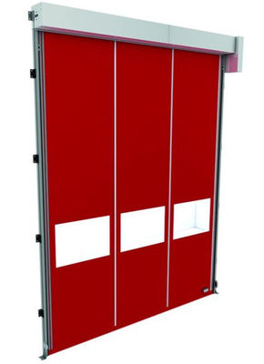 Hochsicherheit Anpassung Hochgeschwindigkeit PVC Roll Up Schnellverschluss Tür 304 Edelstahl
