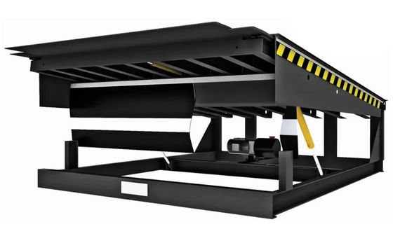 Dock Door Levelers Workshop Automatische Dockplatte 25000-40000LBS Sicheres Design mit anpassbarer Deckhöhe und Sicherheitsbalken