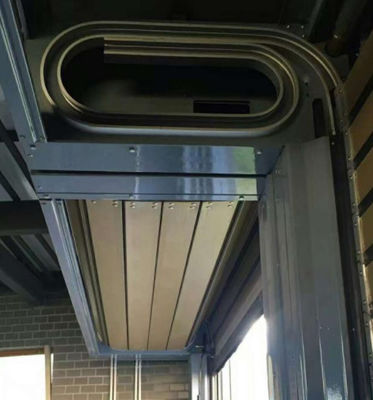 Windwiderstand Aluminium starre glatte Betrieb mit Hochgeschwindigkeits-Spirale Tür - 220V/50HZ Stromversorgung
