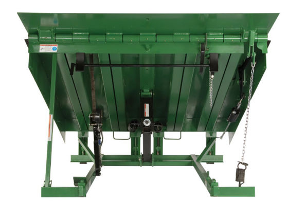 Druckknopfsteuerungen Dock-Tür-Ebenen-Werkstatt Automatische Dockplatte mit anpassbarer Lippenlänge 25000-40000LBS sicheres Design