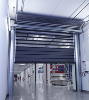 Automatische Roll-Up Hochleistungs-Aluminiumlegierung Hochgeschwindigkeits-Spirale Tür Sicherheit Effizienz Garantierte Stromversorgung 220V/50HZ Schließgeschwindigkeit 0,8m/s