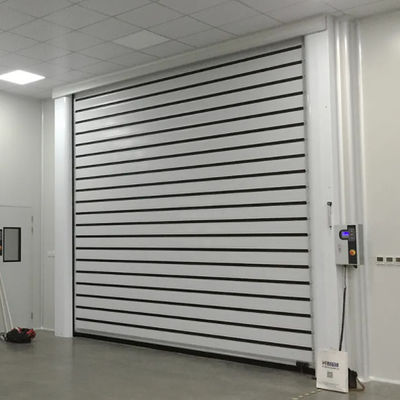 Aluminium-transparente Hochgeschwindigkeits-Spirale Tür Sicherheitsleistung für die Bequemlichkeit angepasst
