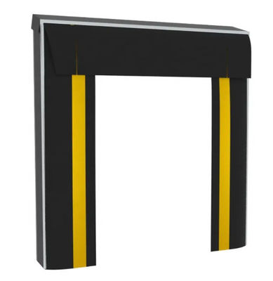 Leicht zu wartendes PVC-Plastikkautschukverstellbares Ladesystem Dock-Türschutz für die Bequemlichkeit des Lades