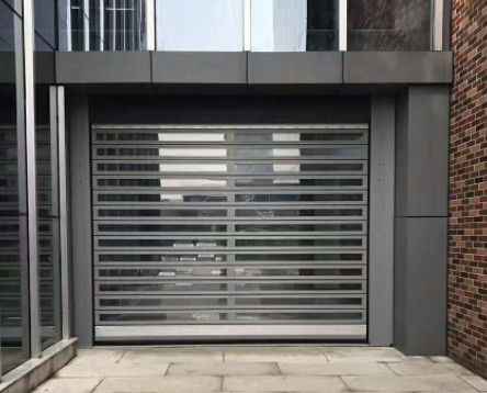 Hochsicherheits- und Effizienz-Aluminium-Transparente Hochgeschwindigkeits-Spirale Tür mit 220V/50HZ-Stromversorgung