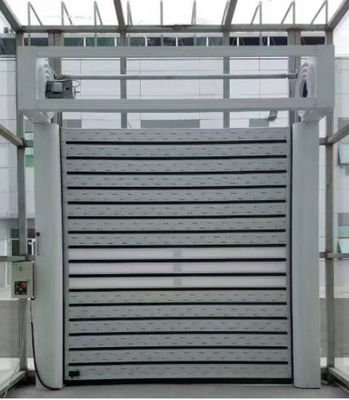 Effizienzsicherheit Kombinierte durchsichtige Aluminium-Hochgeschwindigkeits-Spirale Tür mit photoelektrischem Sensor