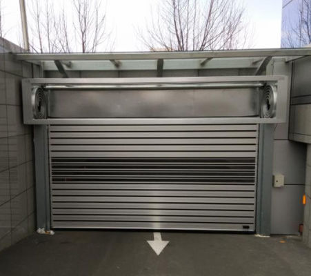 Aluminiumtransparente Hochgeschwindigkeits-Spirale Tür für die Effizienz der Sicherheit