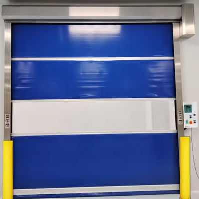 DESEO Automatische Garage Niedrige Wartung Hochgeschwindigkeit PVC Roll Up Schnelle Verschluss Tür 304 Edelstahl Material