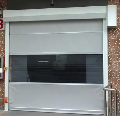 Customized High Speed PVC Roll Up Schnelle Verschluss Tür 304 Edelstahl automatische Bedienung