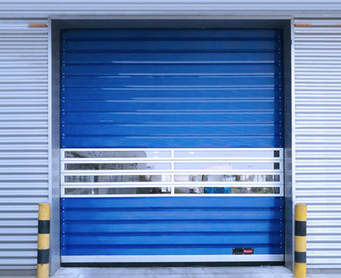 Parkplatz Garagen Industrie Schnelle starre Aluminium hohe Qualität Stabile Metall Industrie Hochgeschwindigkeits-Spirallentür individualisierte Sicherheit Effizienz