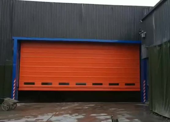 Fabrikpreis Schnelles industrielles Lager/Fabrik Innenraum Manuelle/Automatische Bedienung Hochgeschwindigkeits-PVC-Rolltor-Rolltor 304 Edelstahl Material
