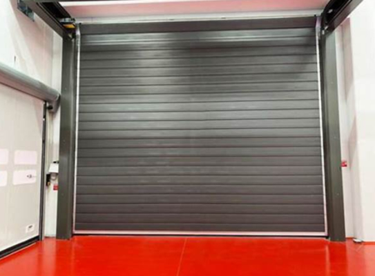 Intelligente Außen-Spiral-Schnelltür Industrie-Spiral-Hard Aluminium-Hochgeschwindigkeits-Spiral-Tür Sicherheit und Effizienz für schwere industrielle Anwendungen