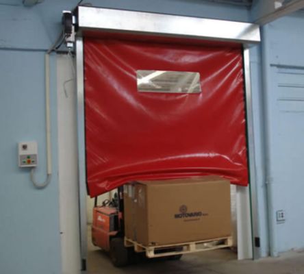 Hochsichere, Hochgeschwindigkeits-PVC-Rolltor-Schnelllauftür, Material aus Edelstahl 304, kundenspezifisch für Leistung
