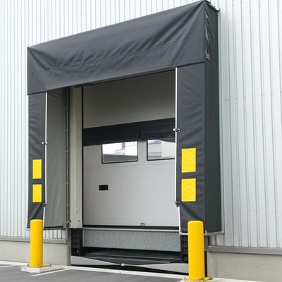 Industrial Position Adjustable Loading System Dock Door Shelter for Protection From The Elements and Weather Resistance