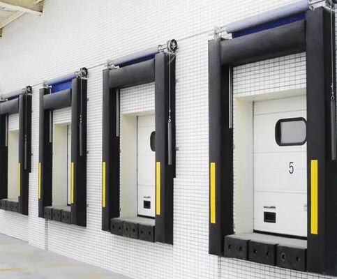 Moderne industrielle intelligente Fabrik-Ladungssystem Dock Tür Schutz bietet einstellbare Passform und langlebige Konstruktion für den Dockschutz