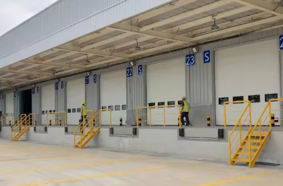 Anpassbare Plattformgröße Werkstatt Automatische Dockplatte Dock Tür Leveler 25000-40000LBS Sicheres Design Anlage vor Ort