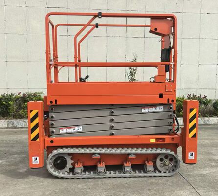 Luftarbeiterlift Batteriebetriebene elektrische Liftplattform 1,5 KW Motorleistung für Bau und Wartung optimiert