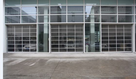 Schnelle Reaktion Durchsichtige Garagentür Moderne Aluminium Türen Acrylglas Billiges Wohnzimmer Elektroautomatisch
