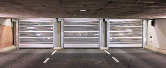 PLC-Steuerung für Windwiderstand Hochgeschwindigkeits-Spirale Tür Automatisches Lagerhaus Dock Tor