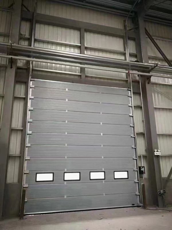 Aluminiumtransparente Hochgeschwindigkeits-Spirale Tür für die Sicherheit und Effizienz und Aluminiumlegierung Industrial Rolling Up Tür