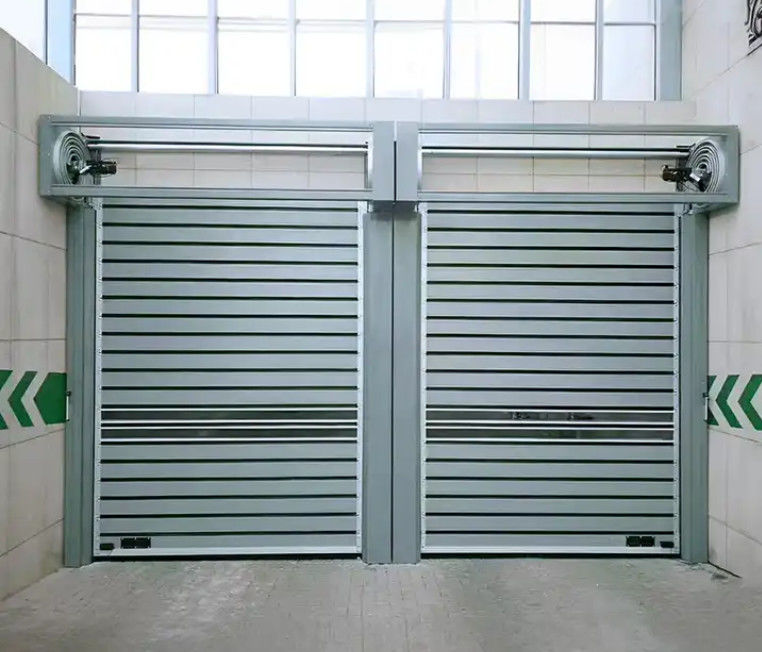 PLC-gesteuerte Geschwindigkeit 220V Stromversorgung Spiral Tür mit 0,8m/s Schließung Produktionsanlage automatische Verschluss Tür