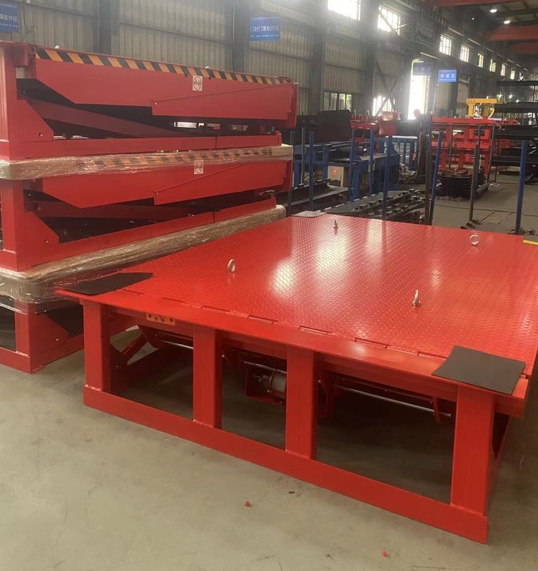 25000-40000 LBS Kapazität Sicheres Design-Werkhaus Automatische Dockplatte Dock Tür Nivellierer Schwerlast-Hydraulik