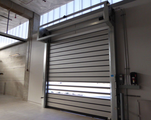 Industrielle automatische Spiral-Aluminium-Metall-Wärmedämmungs-Geschwindigkeit-Aluminium-Legierung-Spiral-Rolltür