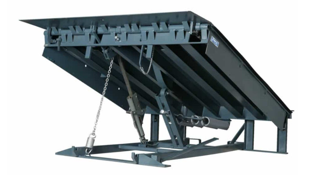 Werkstatt Automatische Dock Plate Dock Tür Leveler 25000-40000LBS sicheres Design anpassbare Plattform Größe Sicherheitsketten