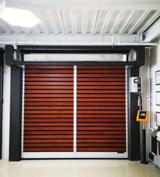 Industrie Lagerhaus Schnelle Isolierte Aluminium Transparente Hochgeschwindigkeits-Spirale Tür Sicherheit Effizienz Öffnungsgeschwindigkeit 0,8 m/s für schnelllebige Umgebungen