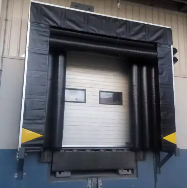 Industrieweichseitiges mechanisches, langlebiges Gewebe aus PVC, angepasste Farbe, einstellbares Ladesystem, Hafenschutz für Lkw