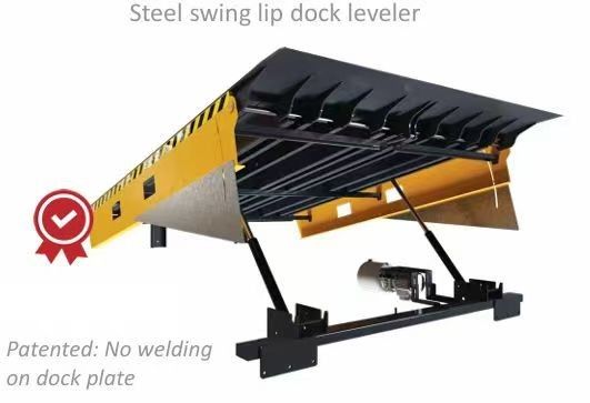 Dock Door Leveler Workshop Automatische Dockplatte 25000-40000LBS Sicheres Design Fußpedalsteuerung
