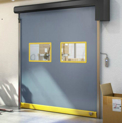 Hochgeschwindigkeit PVC Roll-Up Schnellverschluss Tür 304 Edelstahl Wetterbeständig Reißverschluss Tür