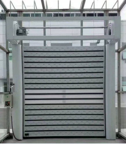 Effizienzsicherheit Kombinierte durchsichtige Aluminium-Hochgeschwindigkeits-Spirale Tür mit photoelektrischem Sensor