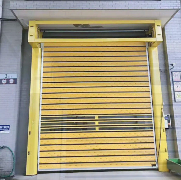 Aluminium-Transparente Hochgeschwindigkeits-Spirale Tür PLC-Steuerung Perfekte Kombination von Sicherheit und Effizienz