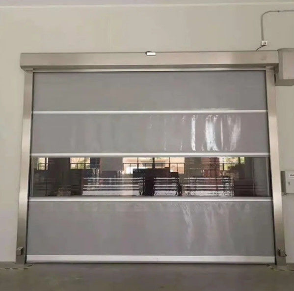 Customized High Speed PVC Roll Up Schnelle Verschluss Tür 304 Edelstahl automatische Bedienung