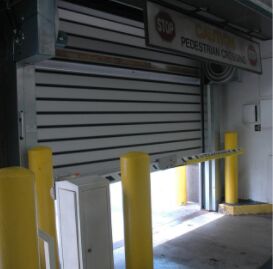 Geräuschreduzierung Hohe Sicherheit Hohe Geschwindigkeit PVC Rolltor Schnelllauftor 304 Edelstahlmaterial Ideal für industrielle Anwendungen