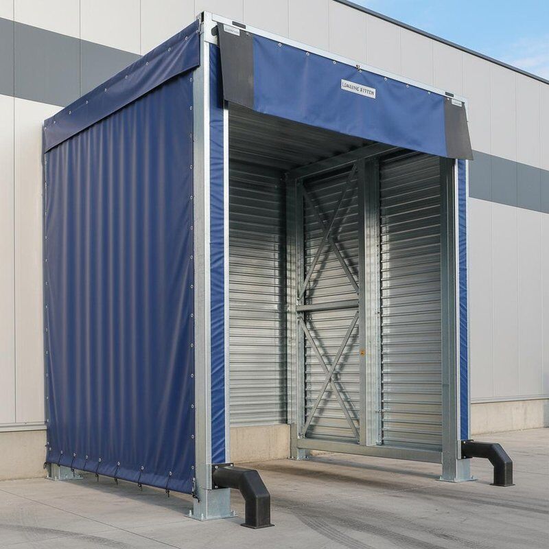 Festes verstellbares Ladesystem-Dock-Schutz mit verzinktem Stahlfutter und verschleißfestem Stoff