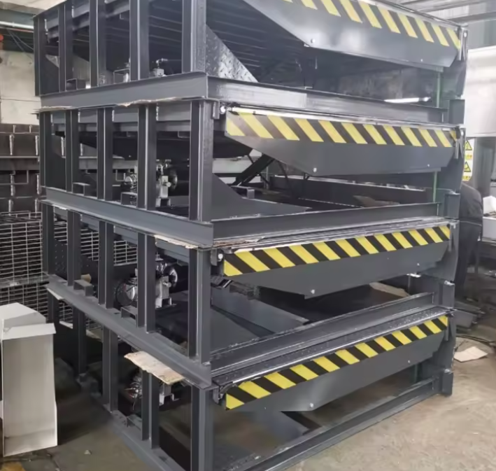 Fabrik 6-20Ton Dock Door Leveler Werkstatt Verstellbare hydraulische Dockrampe Lastwagen Container Ladehebeplattform